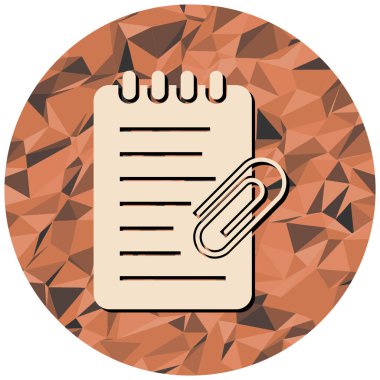 Belge simgesinin vektör illüstrasyonu