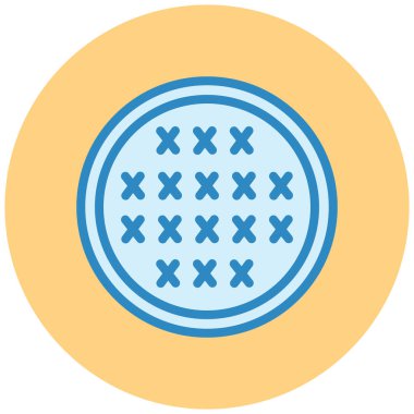 Kurabiye. Web simgesi basit tasarım