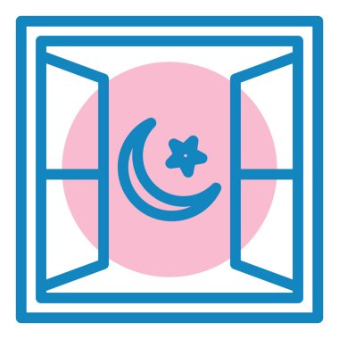 Pencere. Web simgesi basit illüstrasyon