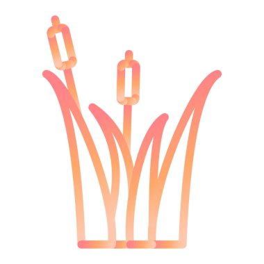 Reeds simge vektör illüstrasyonu