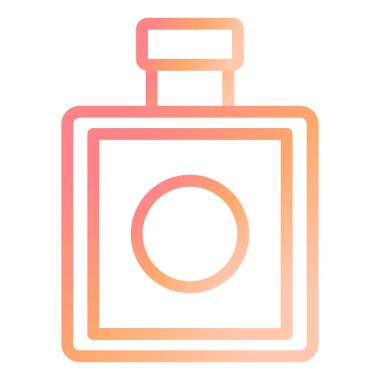 Parfüm. Web simgesi basit illüstrasyon