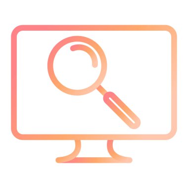 Ara. Web simgesi basit tasarım 