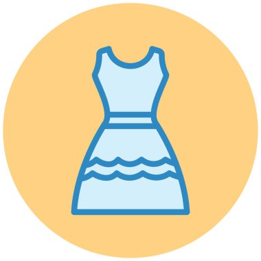 Elbise. Web simgesi basit illüstrasyon
