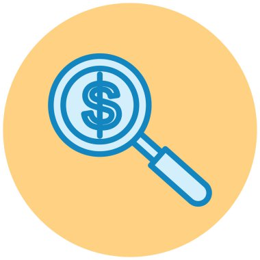 Ara. Web simgesi basit illüstrasyon