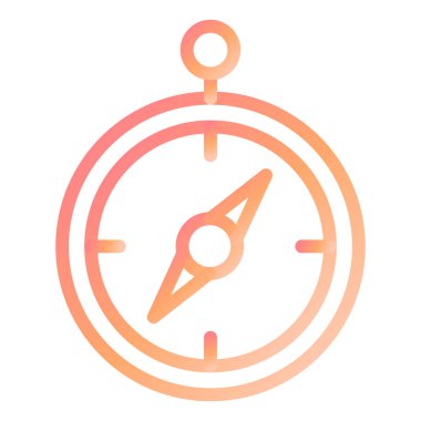 Pusula. Web simgesi vektör illüstrasyonu 