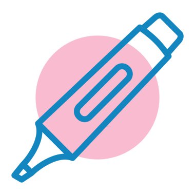 kalem simgesi vektör illüstrasyonu