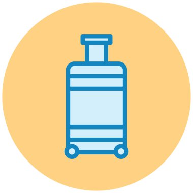 bagaj. Web simgesi basit illüstrasyon