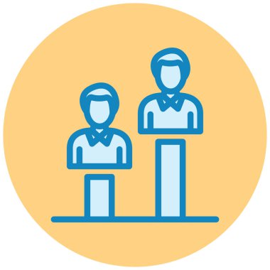 İş ekibi. Web simgesi