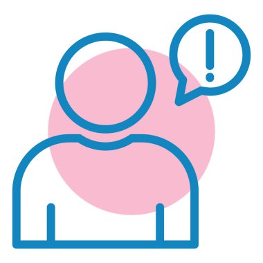 kullanıcı. Web simgesi basit illüstrasyon