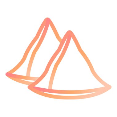 Bir karikatür kamp çadırının vektör çizimi