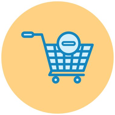 Alışveriş arabası. Basit tasarım