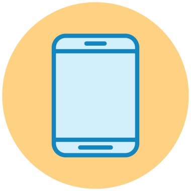 Cep telefonu. Web simgesi basit illüstrasyon