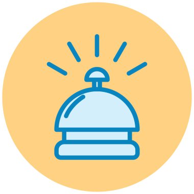 Alarm simgesi vektör illüstrasyonu