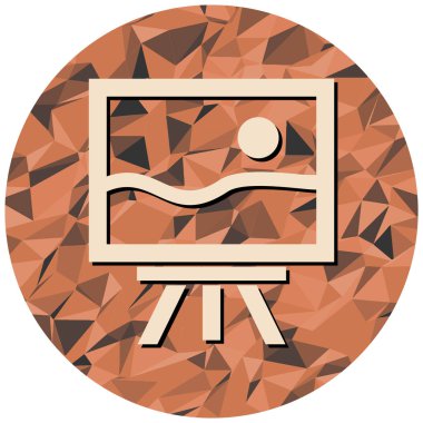 Resim simgesinin vektör illüstrasyonu