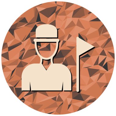 Takım elbiseli bir adamın vektör çizimi