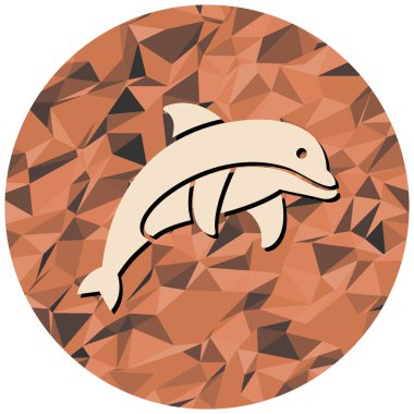 Şirin bir karikatür balığının vektör çizimi