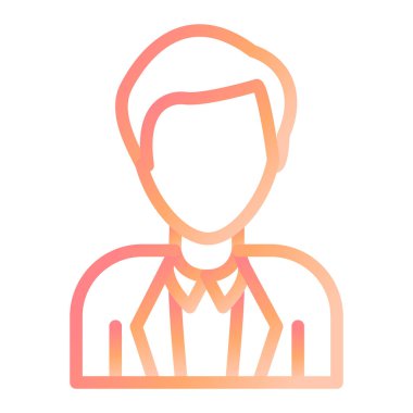 Yönetici modern simge vektör illüstrasyonu