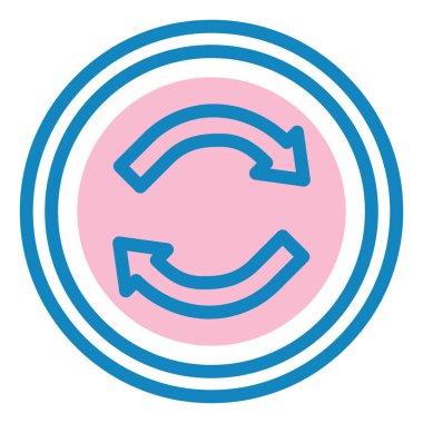 Simge vektör illüstrasyonunu tazele