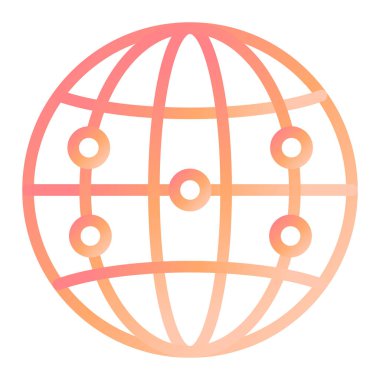 genel ağ vektör simgesi