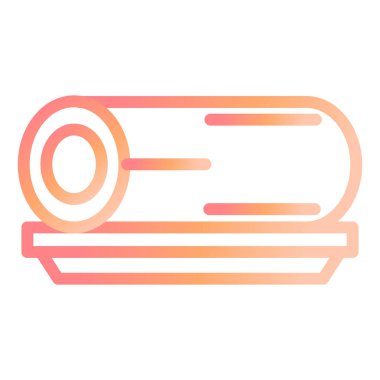 Roll Cake modern ikon vektör çizimi 