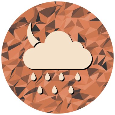 Hava tahmini. Web simgesi