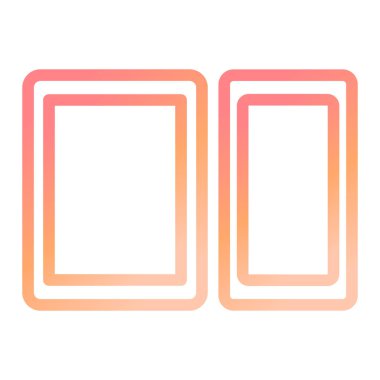 Aygıtlar modern simge vektör resimlemesi