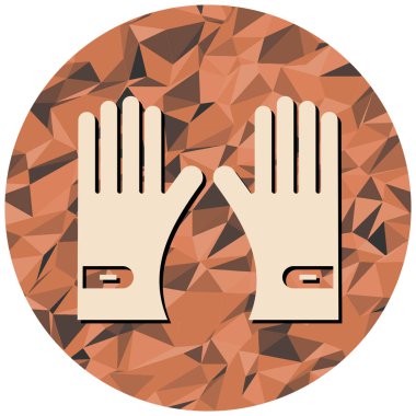 Modern simge işaretinin vektör illüstrasyonu.