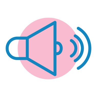 hoparlör vektör illüstrasyonu