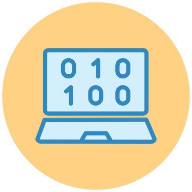 Bilgisayar. Web simgesi basit illüstrasyon