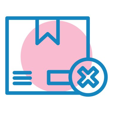 Modern dağıtım simgesinin vektör illüstrasyonu