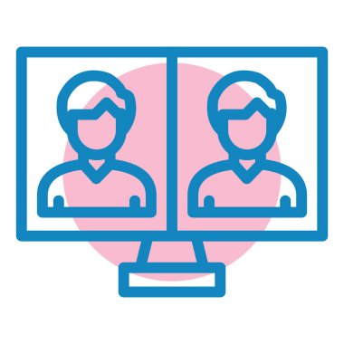 kullanıcı. Web simgesi basit illüstrasyon