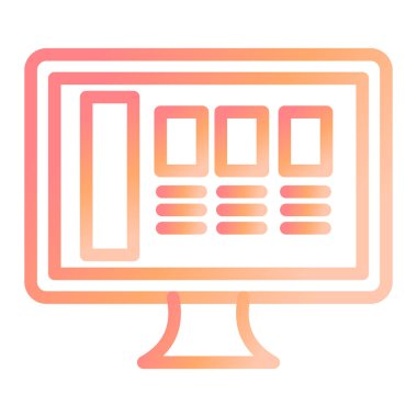 Web tasarım şablonu. vektör illüstrasyonu