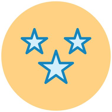 Yıldız. Web simgesi basit illüstrasyon