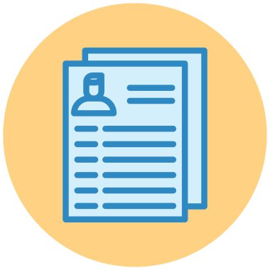 Fatura. Web simgesi basit illüstrasyon