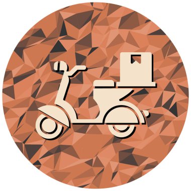 Teslimat mobiletinin vektör çizimi