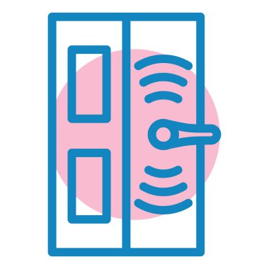 kapı web simgesi basit illüstrasyon