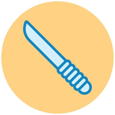 Bıçak. Web simgesi basit illüstrasyon