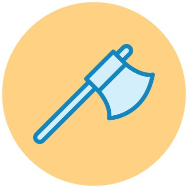 Balta. Web simgesi basit illüstrasyon