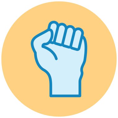 Elini ver. Web simgesi basit illüstrasyon