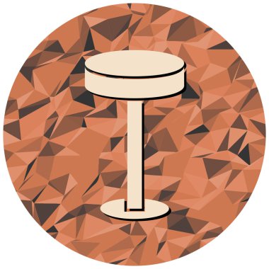 Bir cam lamba simgesinin vektör çizimi