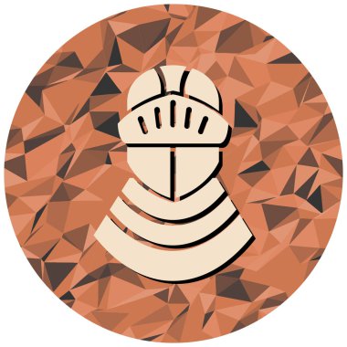 Şövalye miğferinin vektör çizimi