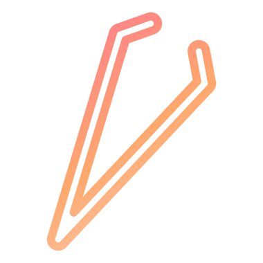 Cımbız. Web simgesi basit illüstrasyon