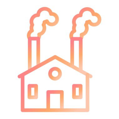 Kirlilik modern simge vektör illüstrasyonu