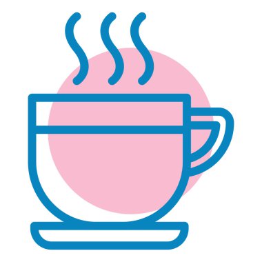 Çay. Web simgesi basit illüstrasyon