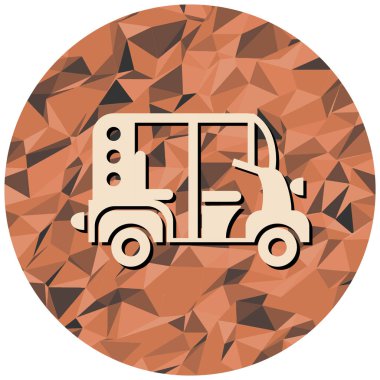 Modern simge işaretinin vektör illüstrasyonu.