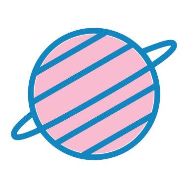 Boşluk. Web simgesi basit illüstrasyon