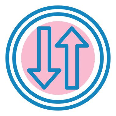 Okların vektör illüstrasyonu modern simge