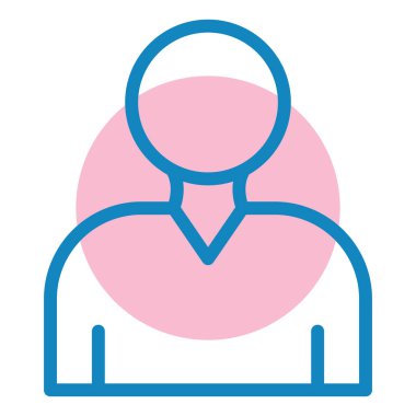 kullanıcı. Web simgesi basit illüstrasyon