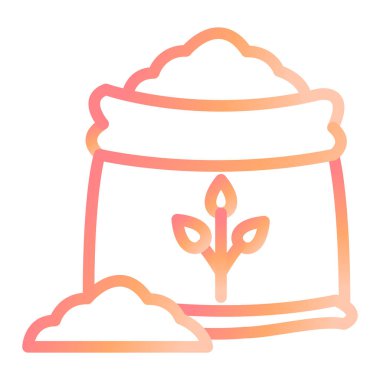 Gübre. Web simgesi basit illüstrasyon