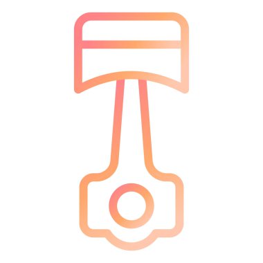 Piston modern ikon vektör illüstrasyonu 